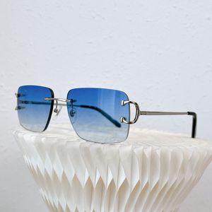 Lunettes de soleil classiques éternelles pour hommes, monture fine en métal, protection solaire d'été, taille 55 19 140, lunettes anti-rayonnement de lumière bleue pour femmes