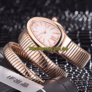 Eternity 8 Color bon marché haute qualité 103002 White Dial Dial Swiss Quartz Watch Rose Gold Case Double Loop Bracelet Fashion Lady Watche 221A