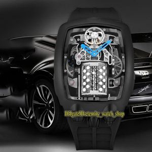 eternity sporthorloges Nieuwste producten Super running 16 cilinder motor wijzerplaat EPIC X CHRONO CAL V16 automatisch herenhorloge PVD zwart 276g