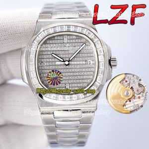 Eternity Watches LZF Bests Version CAL 324 S C LZCAL 324 Iced out Diamond Inclay Changement 5711 Diamonds Diamants 5719 Mens Watch SP 283U