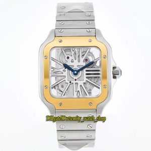 Eternity Watches V3 Version de mise à niveau RRF 0015 Horloge Skeleton LM 0012 Swiss Ronda 4S20 Quartz Mens Watch Two Tone Gold Quick Disassembl 2285