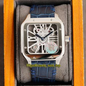 Eternity Watches V3 Upgrade version RRF 2020033 Horloge Skeleton 0015 Swiss Ronda 4S20 Quartz Montre pour homme Boîtier en acier 316L Démontage rapide Cuir Super Edition