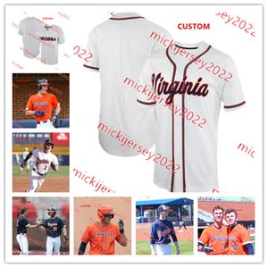 Ethan Anderson Casey Saucke Virginia Cavaliers Baseball Jersey Jake Gelof Kyle Teel Griff O'Ferrall Ethan O'Donnell Harrison Didawick Virginia Maillots Personnalisé Hommes