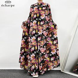 Vêtements ethniques 1 pièces musulman hijab robe vêtement de prière pour femme Dubaï Abaya arabe Jibab Islam Floral Djellaba Femmel Khimar Caftan