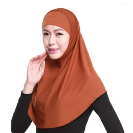 Etnische Kleding 2 Stuk Moslim Vrouwen Instant Hijab Met Buis Binnenkap Onderdoek Islam Amira Sjaal Gebed Tulband Headwrap Femme