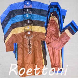 Etnische kleding 2 stuks moslimjongens Afghaanse kinderen jurk set lange mouw jubba thobe voor kinderen shalwar kameez eid pakistan India 316 jaar oud 230426