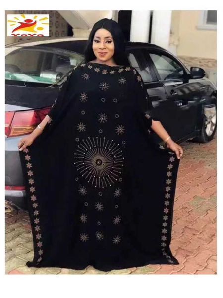 Vêtements ethniques 2021 Fashion Nouvelle arrivée african dashiki fleur turque maxi kaftansummer robes femmes fashion musulmane abaya longue robe hb052 t240510