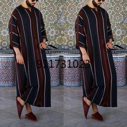 Etnische Kleding 2022 Eid Ramadan Jurk Moslim Mode Kleding Man Caftan Losse Casual Abaya Mannen Bescheiden Jeugd Gewaden Qamis homme Isl247C