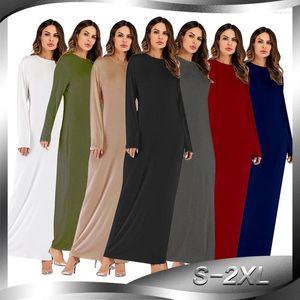 Vêtements ethniques 2023 Abayas musulmanes pour femmes Dubaï Turquie Chemise en coton modal Eid Robes Femme Ramadan Abaya Femme Islam Abayat