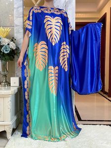 Etnische kleding 2023african zomer Kaftan moslim damesjurken India caftan traditionele slijtage gedrukte stof Afrika femme maxi casual outfit T240510