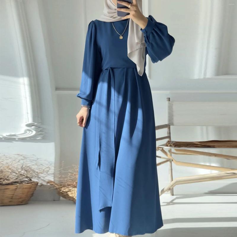 Etnische kleding 2024 2-delige moslimsets Abaya Dubai Turks pak Lange rok en topset Vrouw Ramadan Eid Islamitische bescheiden bijpassende outfit