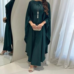 Vêtements ethniques 2024 Moyen-Orient musulman marocain Turc Robe islamique Fashion Pullover Soft Light Forged Robe Womens