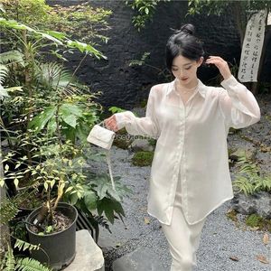 Vêtements ethniques 2024 Shirt de crème solaire de style chinoise rétro