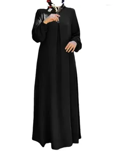 Ropa étnica 2024 Verano Turquía Vestido musulmán Mujeres Modest Islámico Kaftan en Dubai Estilo Abaya Caftan Marocain Vestidos