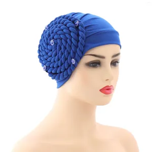 Vêtements ethniques 2024 TRENDY TRAIDS Turban Bonnet Arab Wrap Head Scarf Prêt à porter Hijab Hat Headress Muslim Femme Inner Turbante Mujer