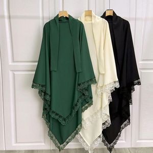 Vêtements ethniques 3 couleurs Musulman Islamique Femmes Hijab Foulard Châles Instant Amira Cap Overhead Turban Khimar Ramadan Prière Chapeaux