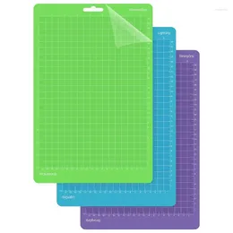 Vêtements ethniques 3pcs 8,5 x 12 pouces Tapis de coupe pour Cricut Joy Xtra Variété Pièces de tapis adhésifs