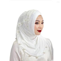 Vêtements ethniques 47 63CM Blanc Jaune Rouge Ramadan Jersey Instant Under Hijabs Cap Islam Accessoires Femmes Musulmanes Turban Niqab Foulard