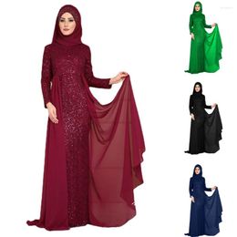 Etnische kleding 5xl Moslimvrouwen Kleed voor het jaar 2023 Fishtail Formele Vestido Lange mouw Parnas Slim Fit Abaya Robe Ropa Mujer Talla Grande