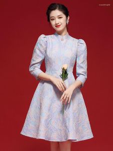 Vêtements ethniques A-ligne chinoise traditionnelle soirée de mariage soirée dame élégante robes qipao