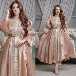 Vêtements ethniques Abaya Dubai Robe Musulmane Femmes De Luxe Ramadan Kaftan Islam Kimono Robe Caftan Marocain Robes De Soirée Abayas Femme 230426