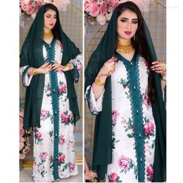 Etnische kleding Abaya Dubai Turkije Moslim Fashion Hajab -jurk Amerikaanse islam Afrikaanse jurken voor vrouwen de Moda Musulman Djellaba Femme