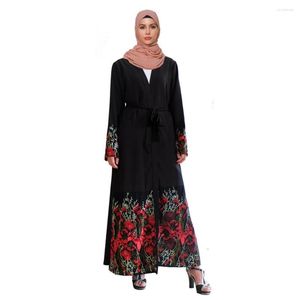 Vêtements Ethniques Abaya Dubaï Turquie Mode Musulmane Hijab Robe Caftan Islam Maxi Robes Pour Femmes Robe Robe Musulman De Mode F2905