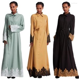 Vêtements ethniques Abaya Dubaï Turquie Robe Eid Femmes musulmanes Robe brodée Modeste Islamique Arabe Femme Kaftan Marocain Moyen-Orient Vêtements