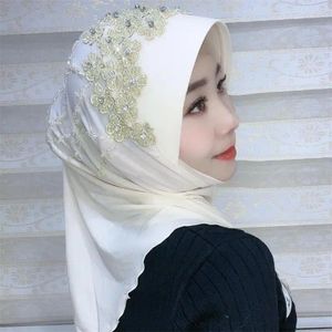 Vêtements ethniques Abaya Hijab Foulard musulman pour femmes Turban Foulard gratuit Malaisie Cap Chapeau Kufi Islam Arabie Saoudite Châle arabe