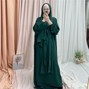 Vêtements ethniques Abayas Khimar Hijab Vêtements Kaftan Dubaï Abaya Femme Robe de prière islamique Turquie Burka Femmes musulmanes Djellaba Arabie Ramadan