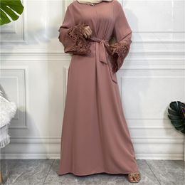 Vêtements ethniques Abayas Produits sans Turquie Satin Casual Légère Strech Polyester Adulte Abaya Burkini Femme Musulmane Limitée