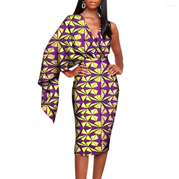 Vêtements Ethniques Vêtements Africains Pour Femmes Col En V Maxi Robe Imprimé Floral Danshiki Bazin Riche Robe Africaine Femme Dames Robes De Soirée