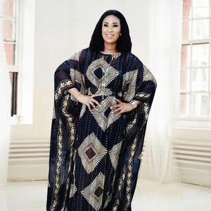Vêtements ethniques Design africain Dashiki Robe Abaya Bandage Maxi Bazin Vintage Robe à manches longues Robes Afrique Sexy Lady Robes de soirée
