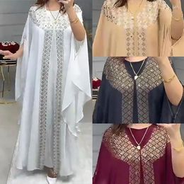 Ethnische Kleidung, afrikanisches Kleid für Frauen, Robe Femme, Chiffon, lange Afrika-Kleidung, Abaya-Kaftan