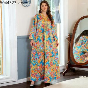 Vêtements ethniques Robes africaines pour femmes Élégant Abaya 2024 Dashiki Spring Summer Maxi Robe dames dames traditionnelles Dreaes Fairy