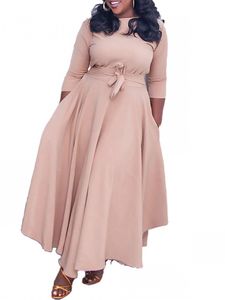 Vêtements Ethniques Robes Africaines Pour Femmes Élégant Polyester Mode Musulmane Abayas Dashiki Robe Caftan Longue Robe Maxi Turc Afrique 2023 dfgt 230324