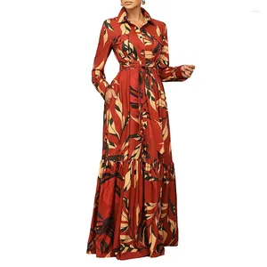 Ropa étnica Vestidos de Kaftan africanos para mujeres Traje de impresión tradicional Elegantes damas Vestidos de novia Femme Partido Vestido largo Moda Musulmán