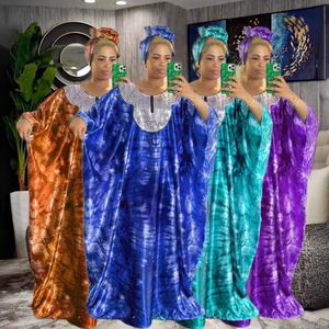 Ropa étnica Vestidos largos africanos para fiesta de boda Turquía de alta calidad Tamaño libre Bazin Riche Dashiki Robe 230818