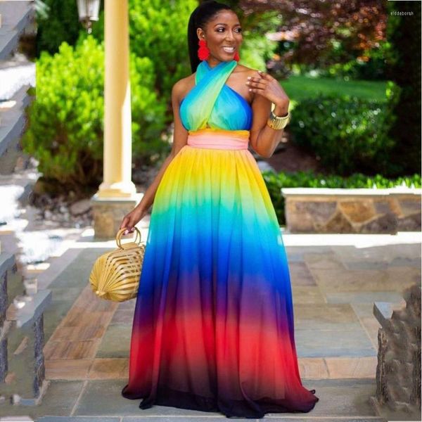 Vêtements ethniques robes longues africaines pour femmes 2023 Dashiki Robe Africaine été grande taille Maxi Robe traditionnelle fée rêves