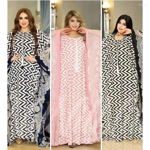 Vêtements ethniques Luxury African Plus taille musulmane Robes pour femmes Ramadan White Hijab Abayas Long Maxi Robe de mariage robe de fête