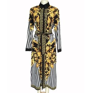 Vêtements ethniques imprimé africain élastique Bazin Rock Style Dashiki manches longues pour femmes chemise musulmane robe dame impression numérique robe robes