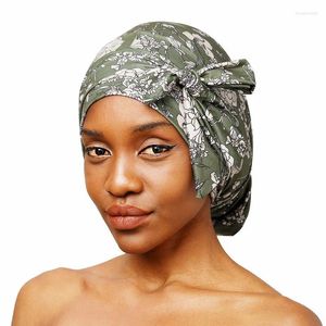 Etnische Kleding Afrikaanse Print Vrouwen Moslim Hijab Bandana Tulband Slaap Nacht Hoed Cap Chemo Caps Haarverzorging Bandage Vrouwelijke Turbante Hoofdband