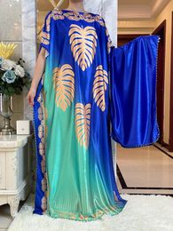 Etnische kleding Afrikaanse zomer Kaftan moslim dameskleding Indian Kaftan Traditionele kleding Gedrukte stof Afrikaanse maxi casual kleding 230520