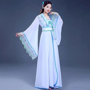 Vêtements ethniques Costume chinois ancien Fée Cosplay Femmes Fille Hanfu Robe Broderie Floral Enfants Tang Costume Festival Outfit Folk Dance Costume 230927
