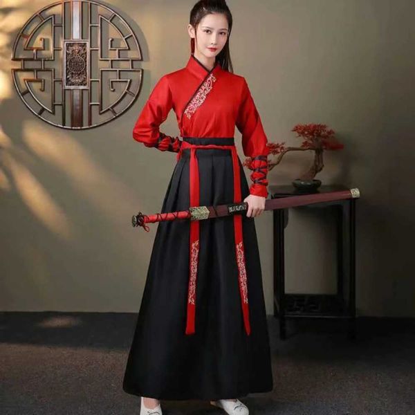 Vêtements ethniques femme ancienne Tang Kimono Hanfu Robe broderie chinois Cosplay Cosplay Wushu Dance Costume Vêtements Oriental Robes