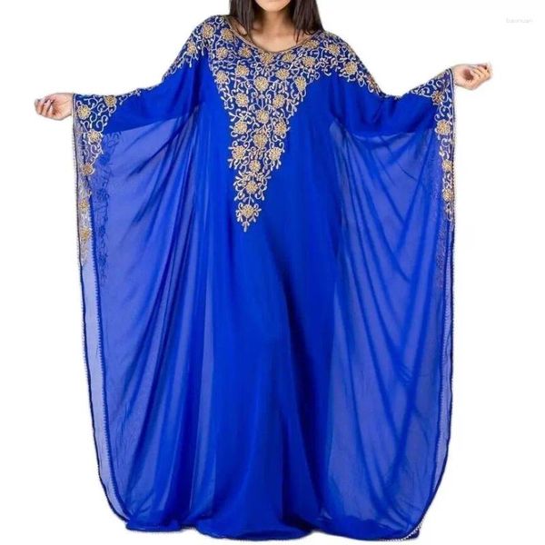 Ropa étnica Vestido árabe Marroquí Dubai Camisa larga Farasha Exquisito 54 pulgadas