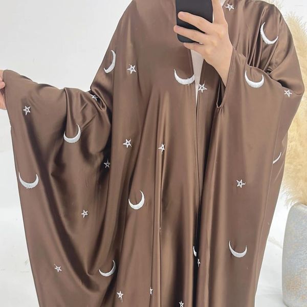 Vêtements ethniques Arrivée Musulman Eid Abaya pour dames islamique Turquie Mode Womem Robe Dubaï Moyen-Orient Kimono