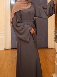 Etnische kleding herfst elegante vrouwen moslimjurk abaya kaftans casual marokko jurken vrouw dubai kalkoen islam lange jurk robe femme femme vestidos 230529