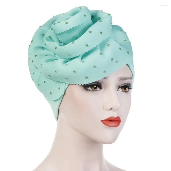 Vêtements ethniques Big Flower Femme Turban Chemo Cap Musulman Hijab Foulard Perte De Cheveux Islamique Sous Écharpe Bonnet Bonnets Chapeau Femme