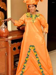 Vêtements ethniques Boubou Bazin Riche robes longues pour Gambie femmes fête 2023 Top qualité Dashiki Robe grande taille